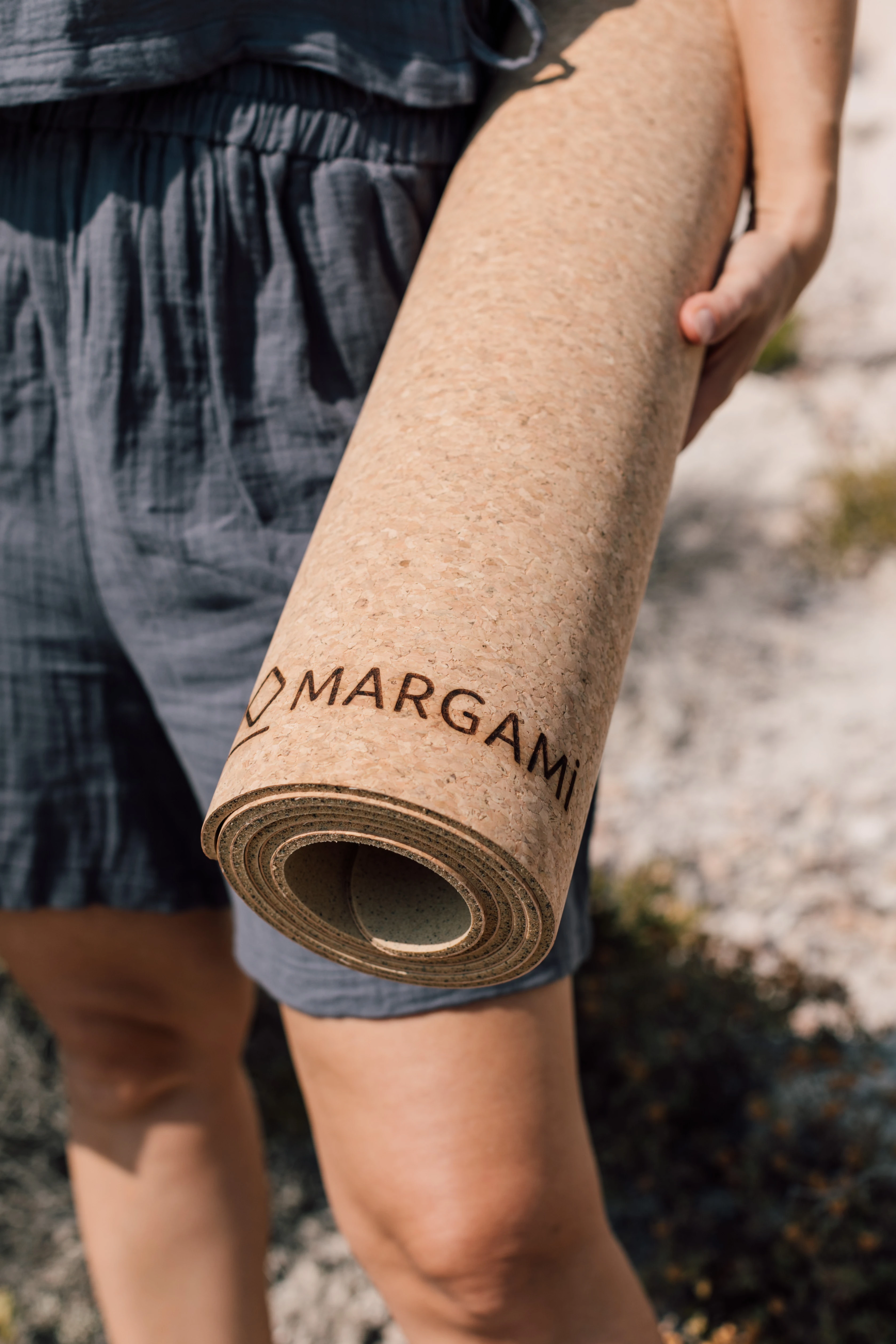 Doğal & Kaydırmaz Mantar Yoga Matı - Comfort